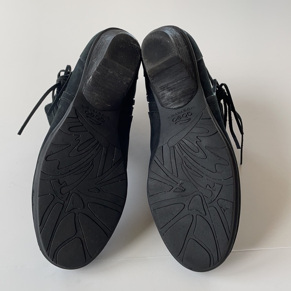 Abeo Boots 7 1/2 N Black Suede - Picture 9 of 10